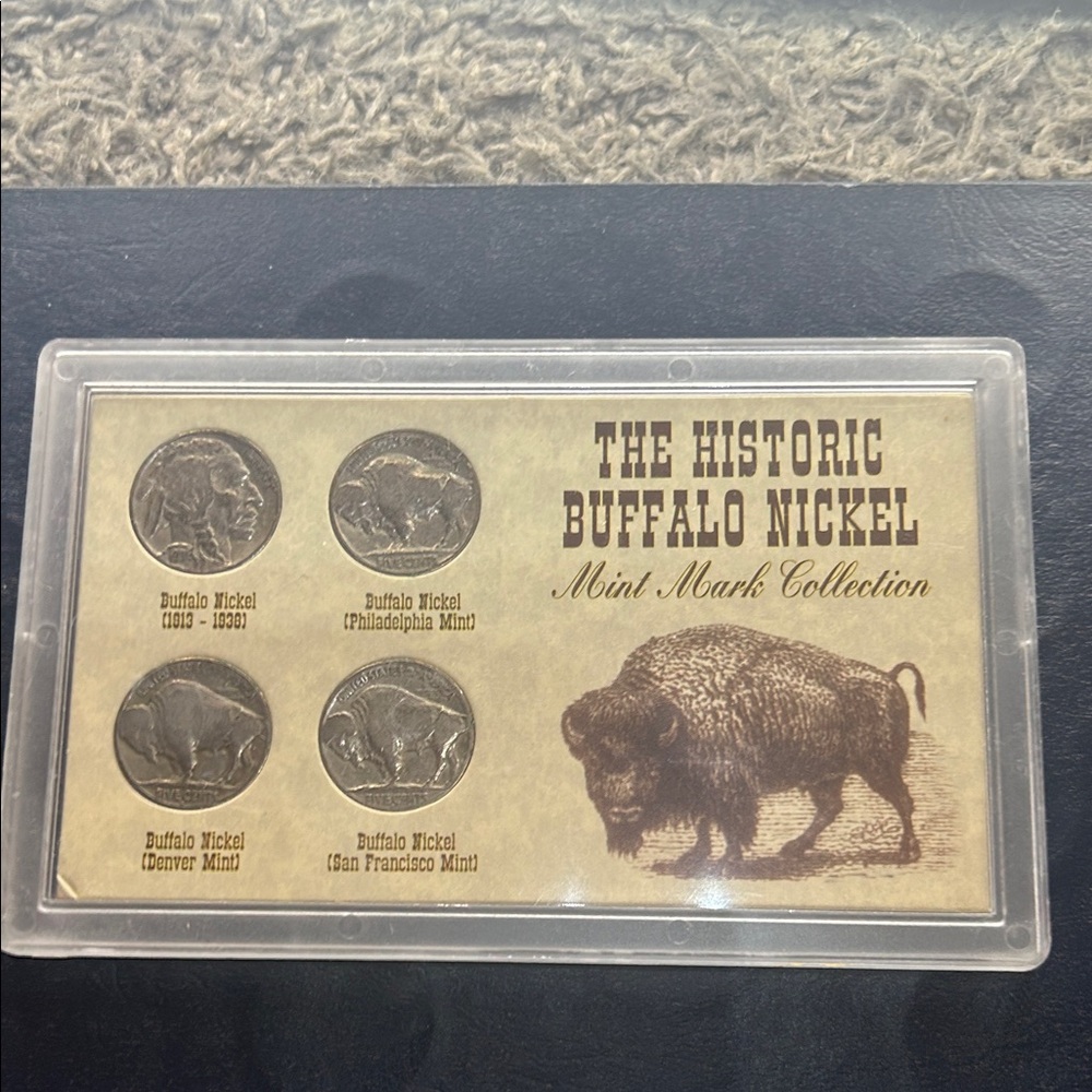 Buffalo Nickel Mint Mark Set with Display -+ 9 Buffalo Nickels. 13 Coin Lot - Picture 4 of 10